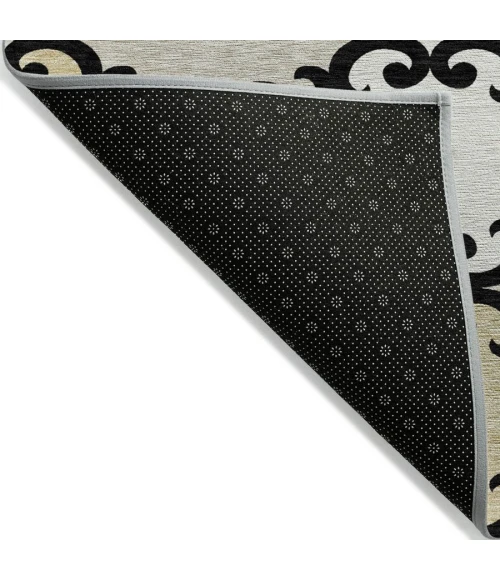 Addison Chantille ACN883-Black 8 ft. X 8 ft. Round Rug