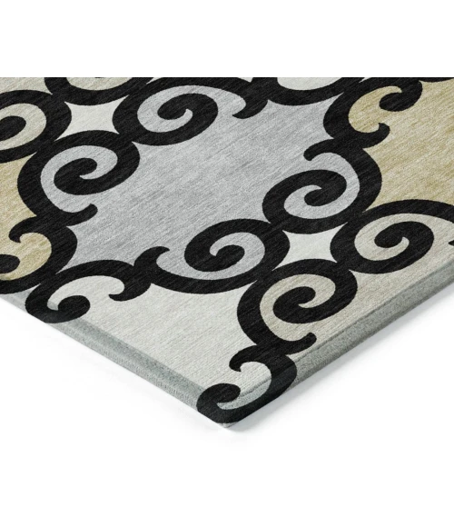 Addison Chantille ACN883-Black 8 ft. X 8 ft. Round Rug