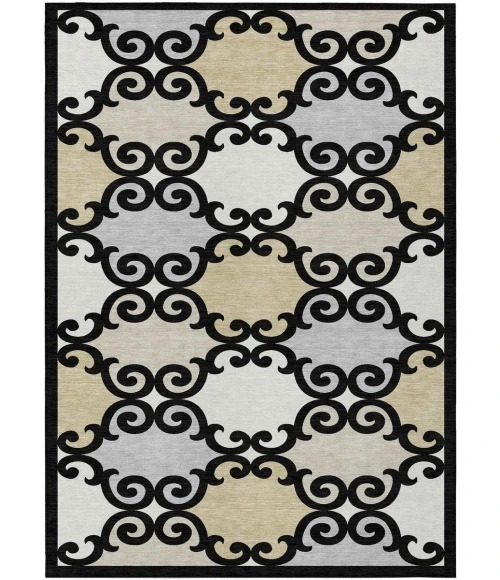 Addison Chantille ACN883-Black 5 ft. X 7 ft. 6 in. Rectangle Rug