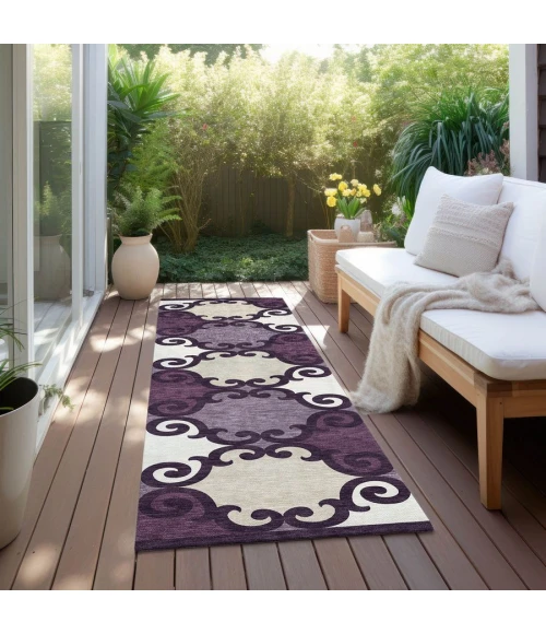 Addison Chantille ACN883-Eggplant 2 ft. 3 in. X 7 ft. 6 in. Rectangle Rug