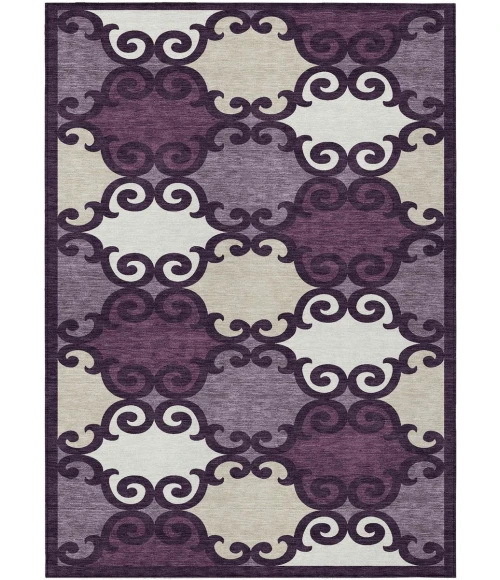 Addison Chantille ACN883-Eggplant 5 ft. X 7 ft. 6 in. Rectangle Rug