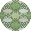 Addison Chantille ACN883-Green 8 ft. X 8 ft. Round Rug