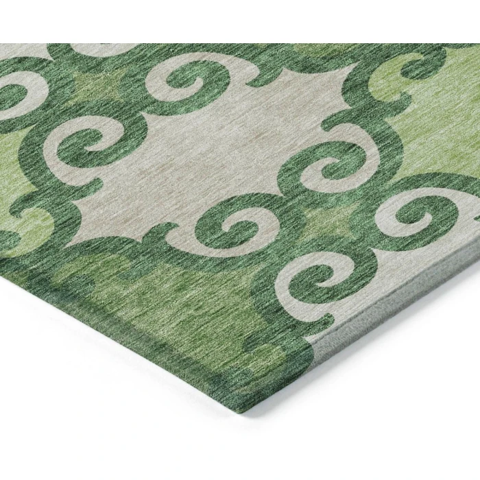 Addison Chantille ACN883-Green 8 ft. X 8 ft. Round Rug