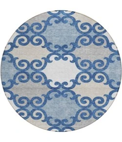 Addison Chantille ACN883-Navy 8 ft. X 8 ft. Round Rug
