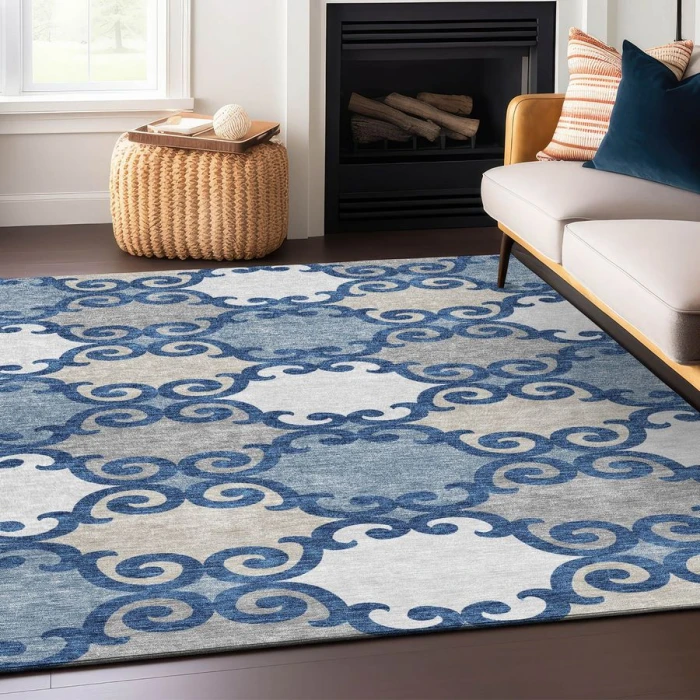 Addison Chantille ACN883-Navy 10 ft. X 14 ft. Rectangle Rug