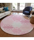 Addison Chantille ACN883-Pink 8 ft. X 8 ft. Round Rug