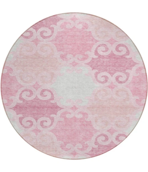 Addison Chantille ACN883-Pink 8 ft. X 8 ft. Round Rug