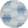 Addison Chantille ACN883-Sky 8 ft. X 8 ft. Round Rug