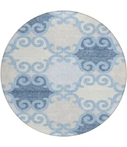 Addison Chantille ACN883-Sky 8 ft. X 8 ft. Round Rug