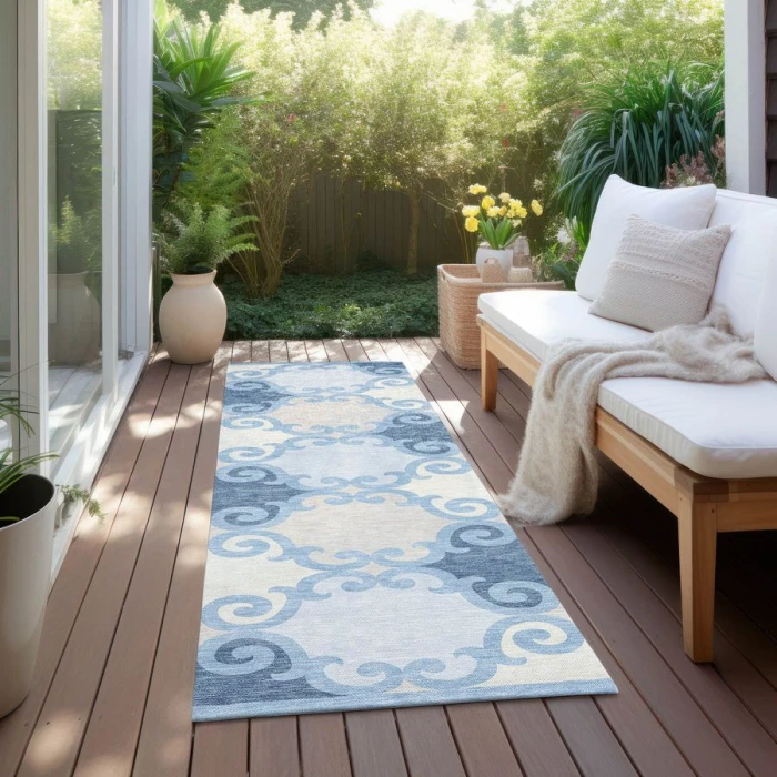 Addison Chantille ACN883-Sky 2 ft. 3 in. X 7 ft. 6 in. Rectangle Rug
