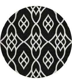 Addison Chantille ACN884-Black 8 ft. X 8 ft. Round Rug