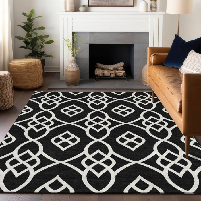 Addison Chantille ACN884-Black 8 ft. X 10 ft. Rectangle Rug