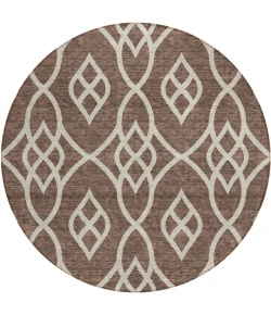Addison Chantille ACN884-Chocolate 8 ft. X 8 ft. Round Rug