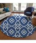 Addison Chantille ACN884-Navy 8 ft. X 8 ft. Round Rug