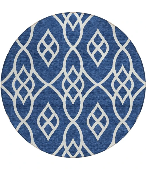 Addison Chantille ACN884-Navy 8 ft. X 8 ft. Round Rug