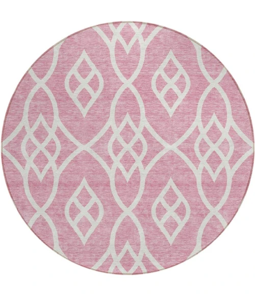 Addison Chantille ACN884-Pink 8 ft. X 8 ft. Round Rug