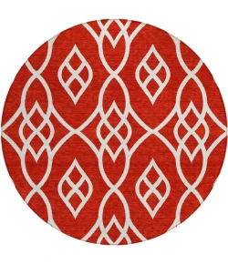 Addison Chantille ACN884-Red 8 ft. X 8 ft. Round Rug