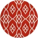 Addison Chantille ACN884-Red 8 ft. X 8 ft. Round Rug