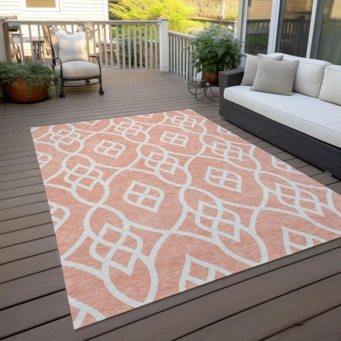 Addison Chantille ACN884-Salmon 9 ft. X 12 ft. Rectangle Rug