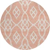 Addison Chantille ACN884-Salmon 8 ft. X 8 ft. Round Rug