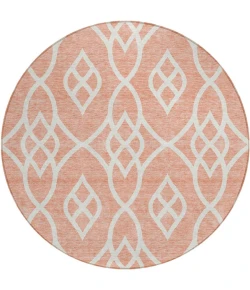 Addison Chantille ACN884-Salmon 8 ft. X 8 ft. Round Rug