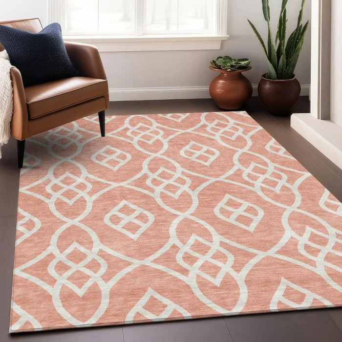 Addison Chantille ACN884-Salmon 9 ft. X 12 ft. Rectangle Rug
