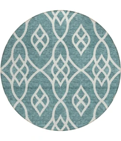 Addison Chantille ACN884-Teal 8 ft. X 8 ft. Round Rug