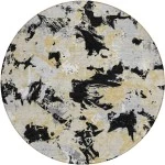 Addison Chantille ACN885-Black 8 ft. X 8 ft. Round Rug