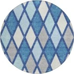 Addison Chantille ACN887-Navy 8 ft. X 8 ft. Round Rug