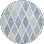 Addison Chantille ACN887-Sky 8 ft. X 8 ft. Round Rug