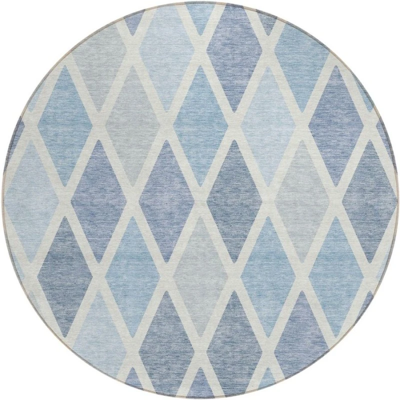 Addison Chantille ACN887-Sky 8 ft. X 8 ft. Round Rug