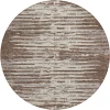 Addison Chantille ACN888-Brown 8 ft. X 8 ft. Round Rug