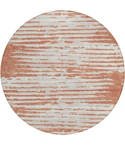 Addison Chantille ACN888-Coral 8 ft. X 8 ft. Round Rug