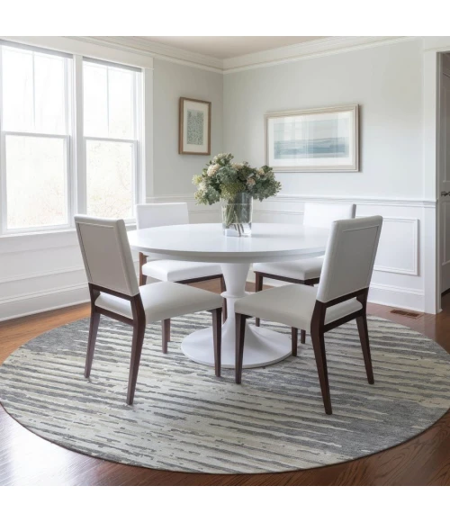 Addison Chantille ACN888-Gray 8 ft. X 8 ft. Round Rug