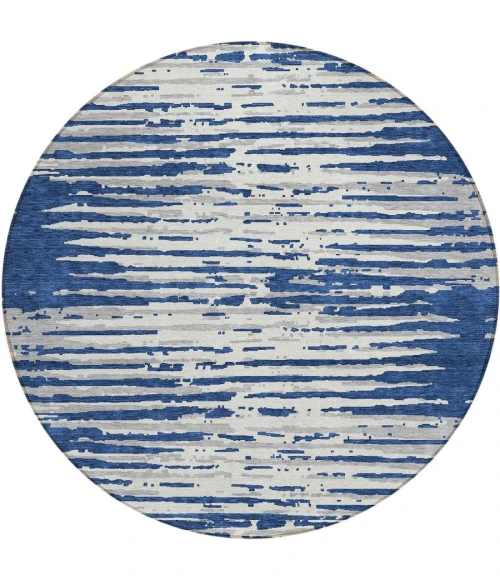 Addison Chantille ACN888-Navy 8 ft. X 8 ft. Round Rug