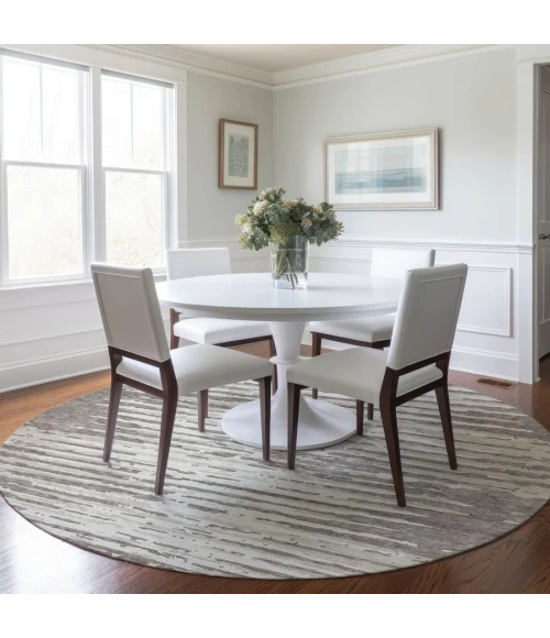 Addison Chantille ACN888-Taupe 8 ft. X 8 ft. Round Rug