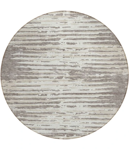 Addison Chantille ACN888-Taupe 8 ft. X 8 ft. Round Rug