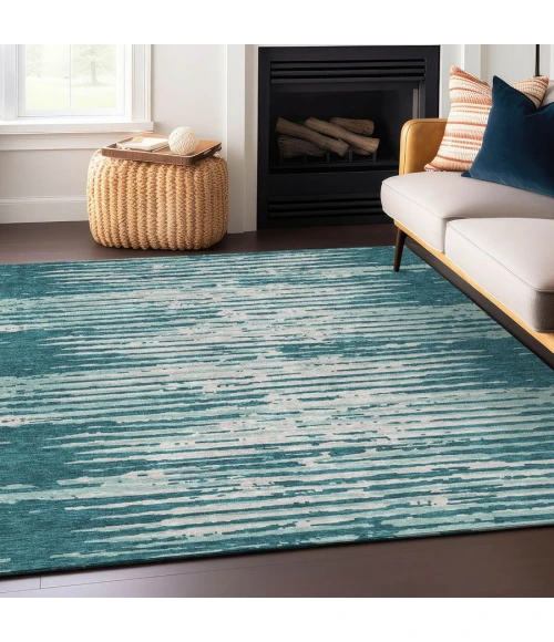 Addison Chantille ACN888-Teal 8 ft. X 10 ft. Rectangle Rug