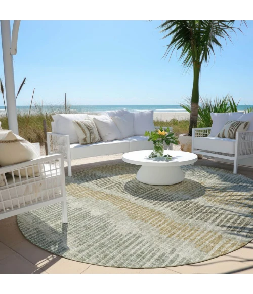 Addison Chantille ACN889-Beige 8 ft. X 8 ft. Round Rug