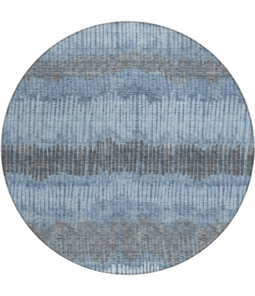 Addison Chantille ACN889-Blue 8 ft. X 8 ft. Round Rug