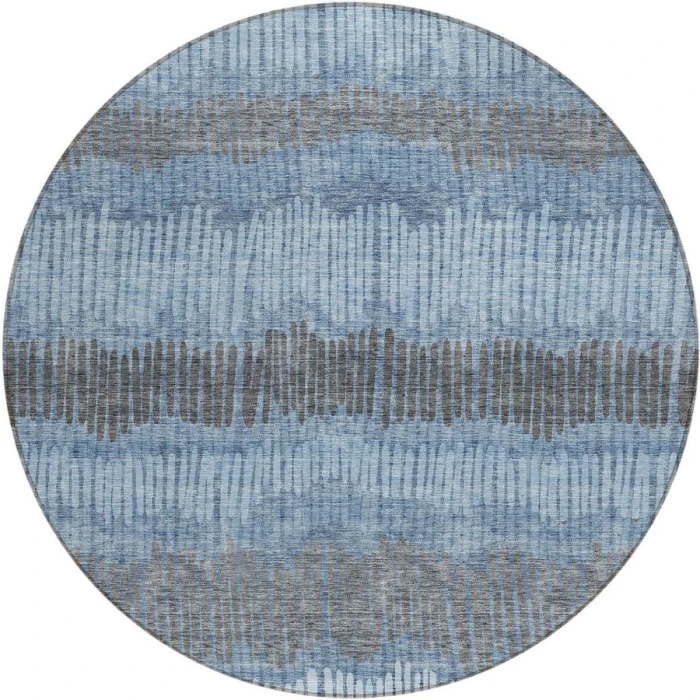 Addison Chantille ACN889-Blue 8 ft. X 8 ft. Round Rug