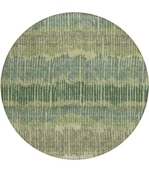 Addison Chantille ACN889-Green 8 ft. X 8 ft. Round Rug