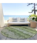 Addison Chantille ACN889-Olive 8 ft. X 8 ft. Round Rug