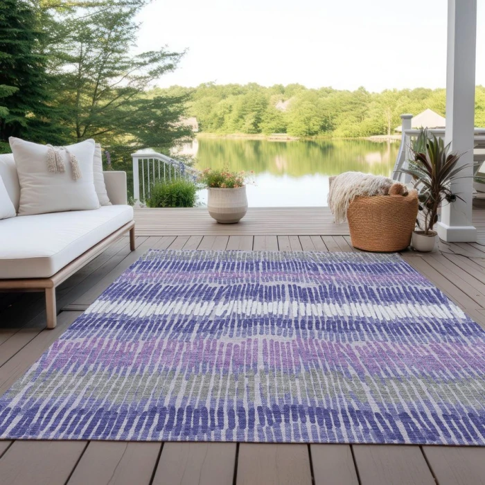 Addison Chantille ACN889-Purple 3 ft. X 5 ft. Rectangle Rug