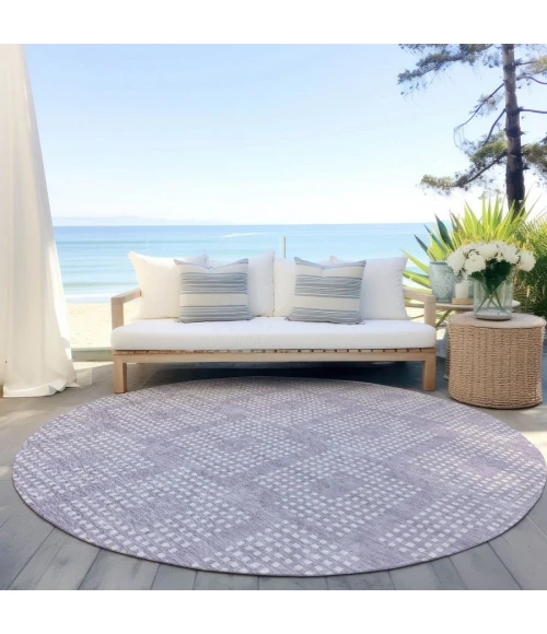 Addison Chantille ACN890-Lavender 8 ft. X 8 ft. Round Rug