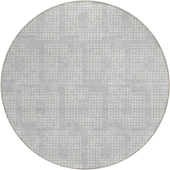 Addison Chantille ACN890-Silver 8 ft. X 8 ft. Round Rug