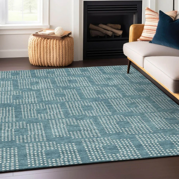 Addison Chantille ACN890-Teal 9 ft. X 12 ft. Rectangle Rug