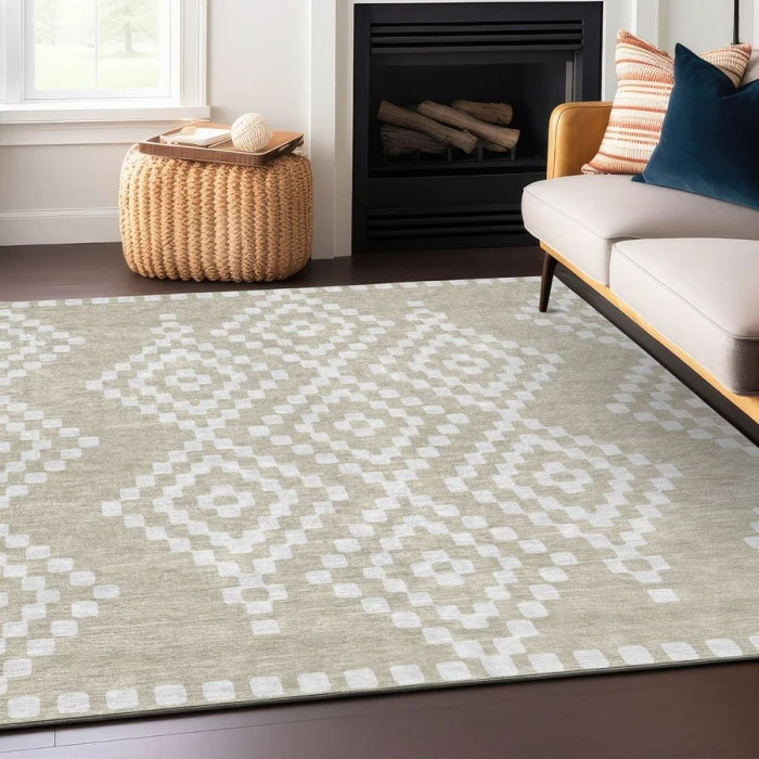 Addison Chantille ACN891-Beige 5 ft. X 7 ft. 6 in. Rectangle Rug