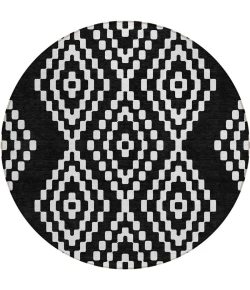 Addison Chantille ACN891-Black 8 ft. X 8 ft. Round Rug
