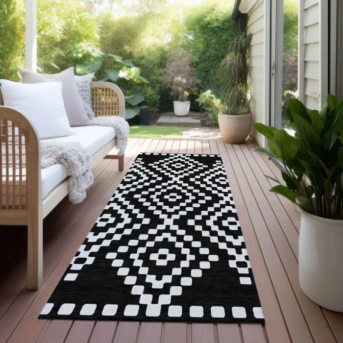 Addison Chantille ACN891-Black 2 ft. 3 in. X 7 ft. 6 in. Rectangle Rug